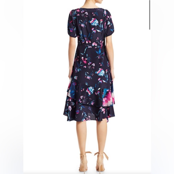 TANYA TAYLOR Estrella Ruffle Dress $595 100% Silk Plus Size 22 2X No Stretch - Picture 2 of 15